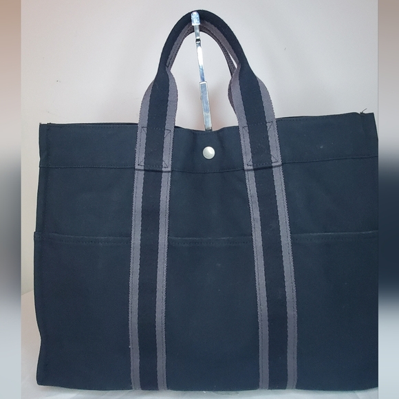 HERMES Black and Gray Tote Bag  for Casual Wear - Picture 1 of 15